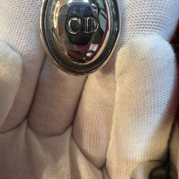 Lady Dior in Cherry Red with Signature Cannage Stitching - Picture 13 of 15